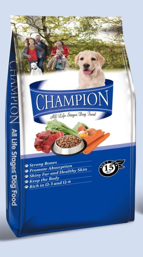 Champion Dog Food All Life Stage 15kg