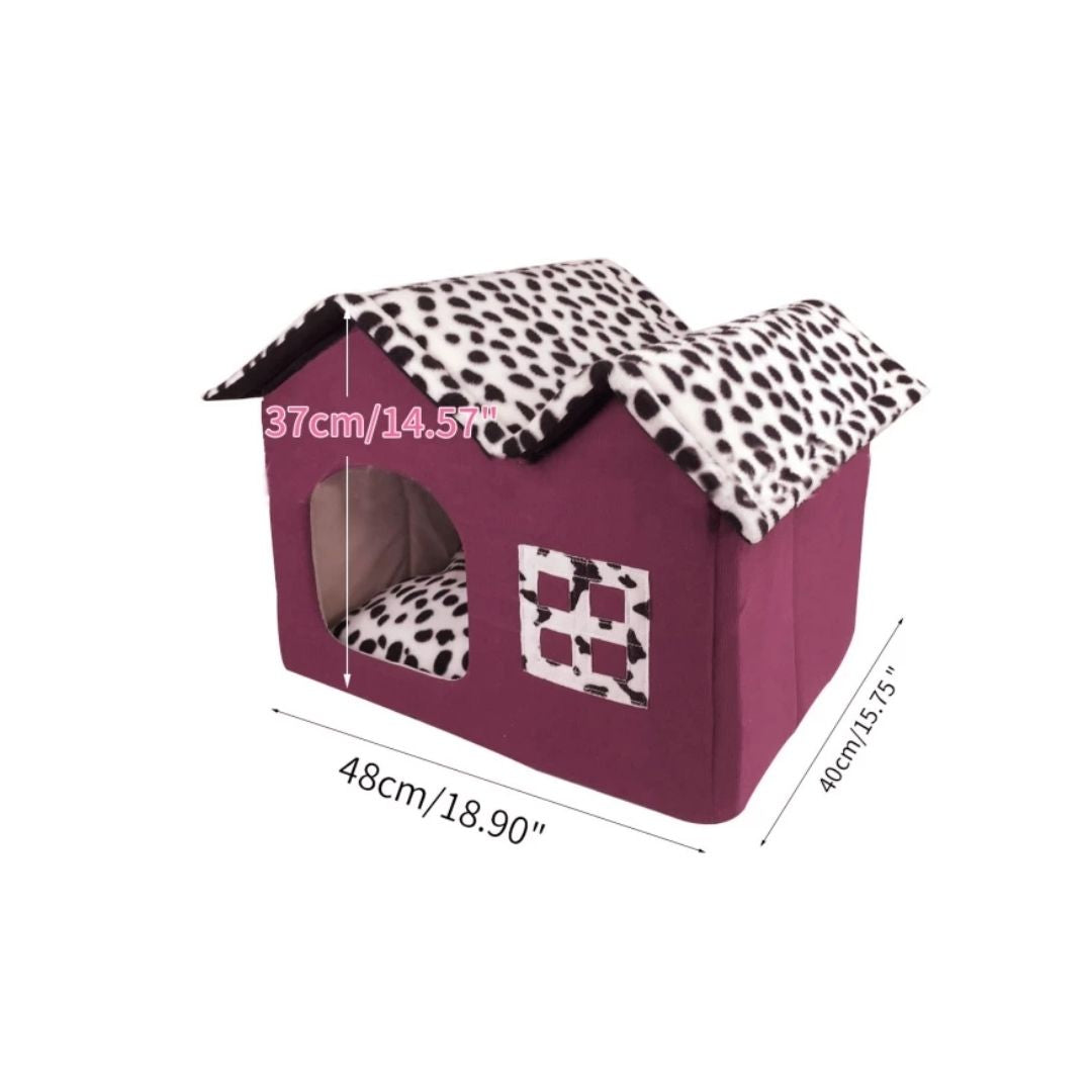 Cat House Double Hut Large