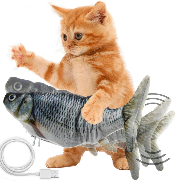 Fish Toy For Cats & Dogs With Catnip