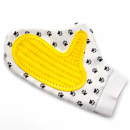 Grooming Glove White For Cats & Dogs