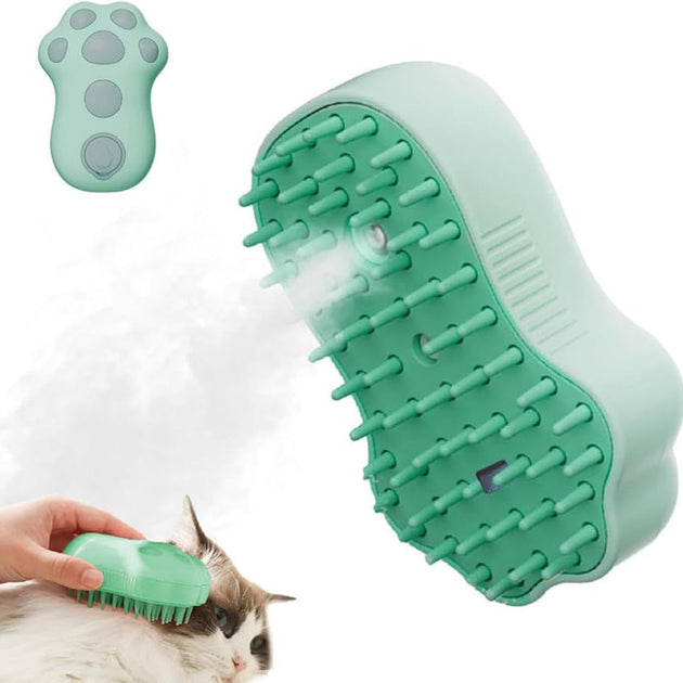 Steamer Grooming Brush Paw Shaped (AB 662)