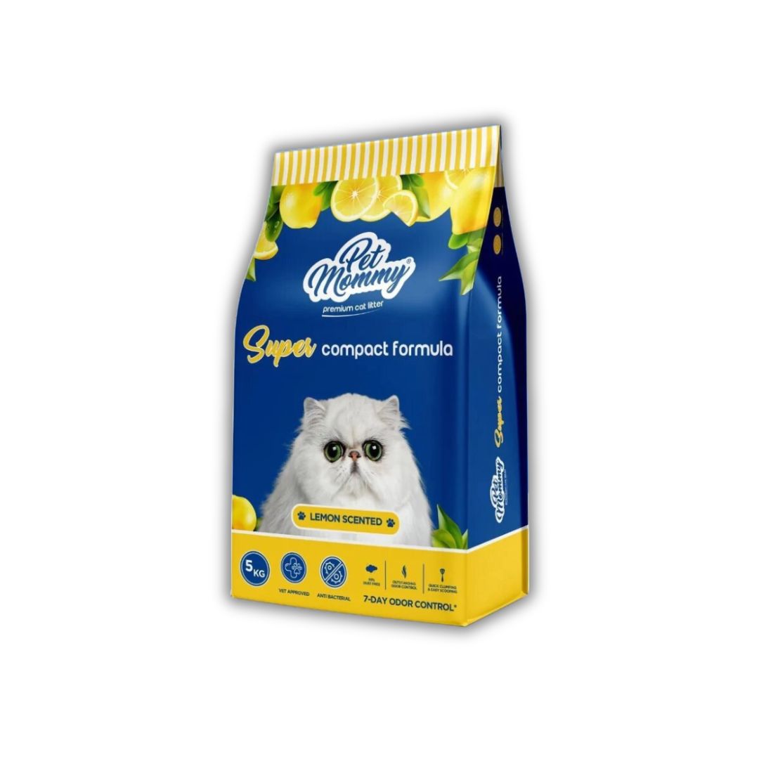 Pet Mommy Premium Cat LItter With Lemon Scented