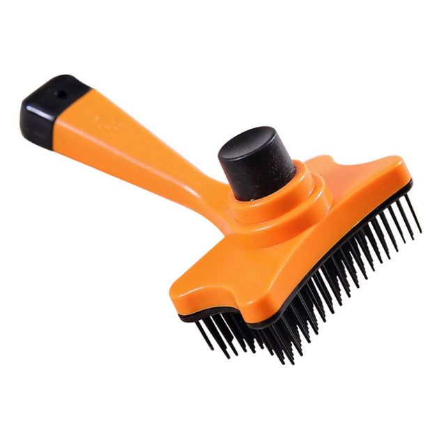 Pet Button Brush Plastic (AB 389)