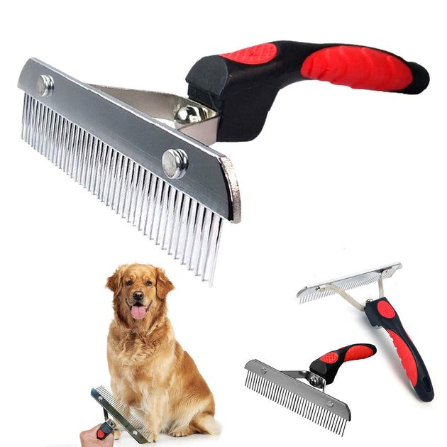 Rake Comb For Pets Heavy-Duty Stainless Steel