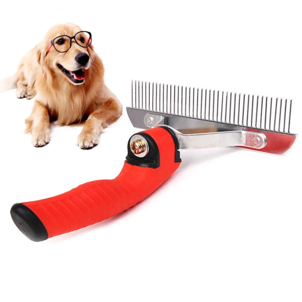 Rake Comb For Pets Heavy-Duty Stainless Steel