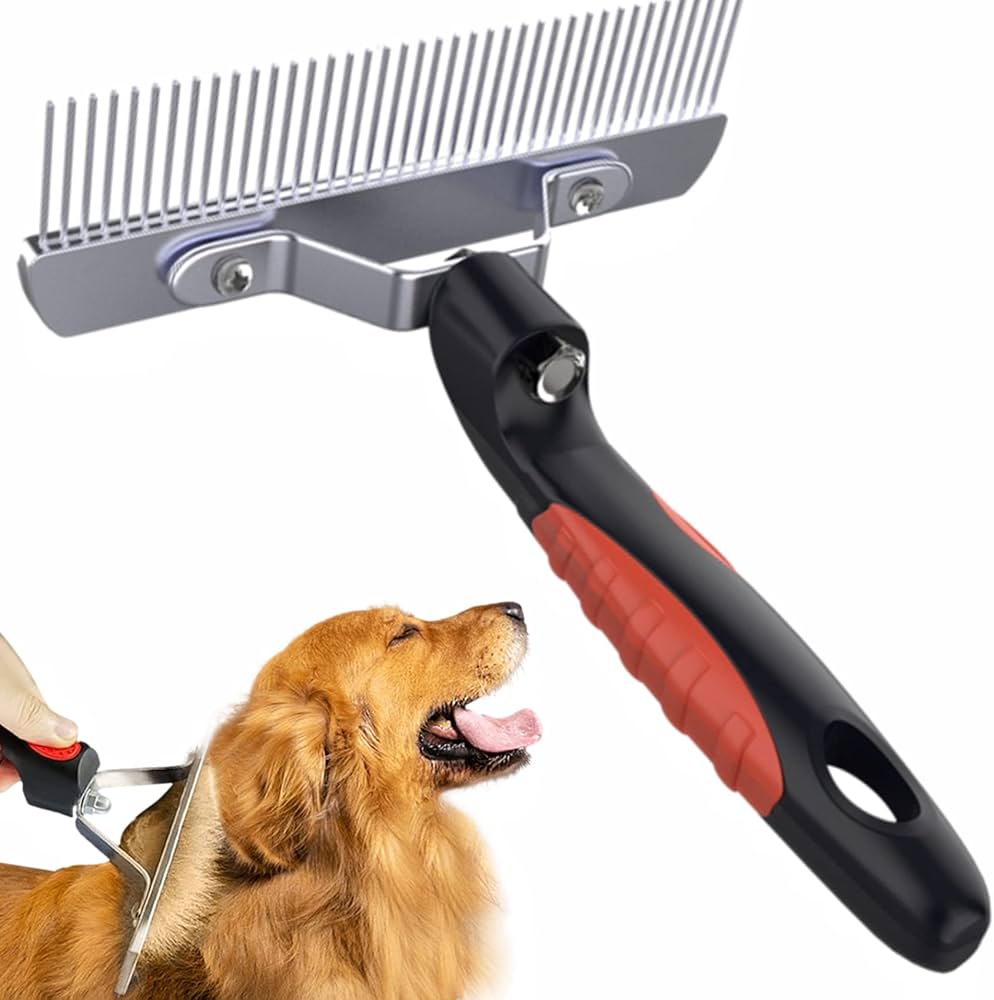 Rake Comb For Pets Heavy-Duty Stainless Steel