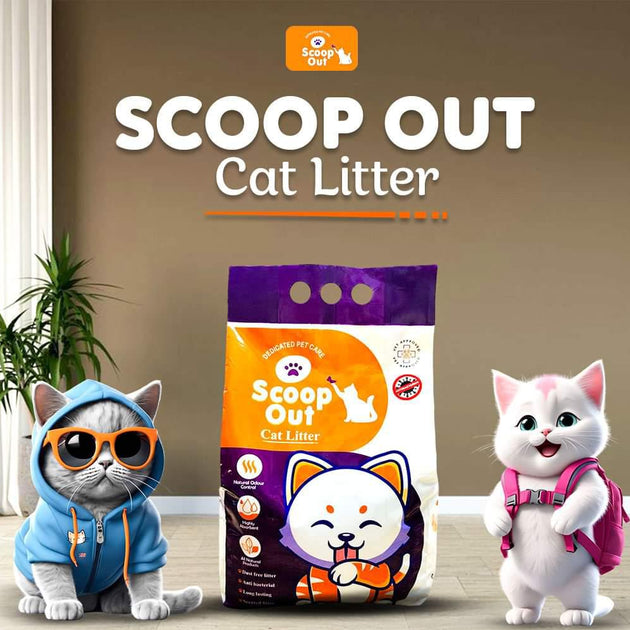 Scoop Out Cat Litter With Lavender Fragrance