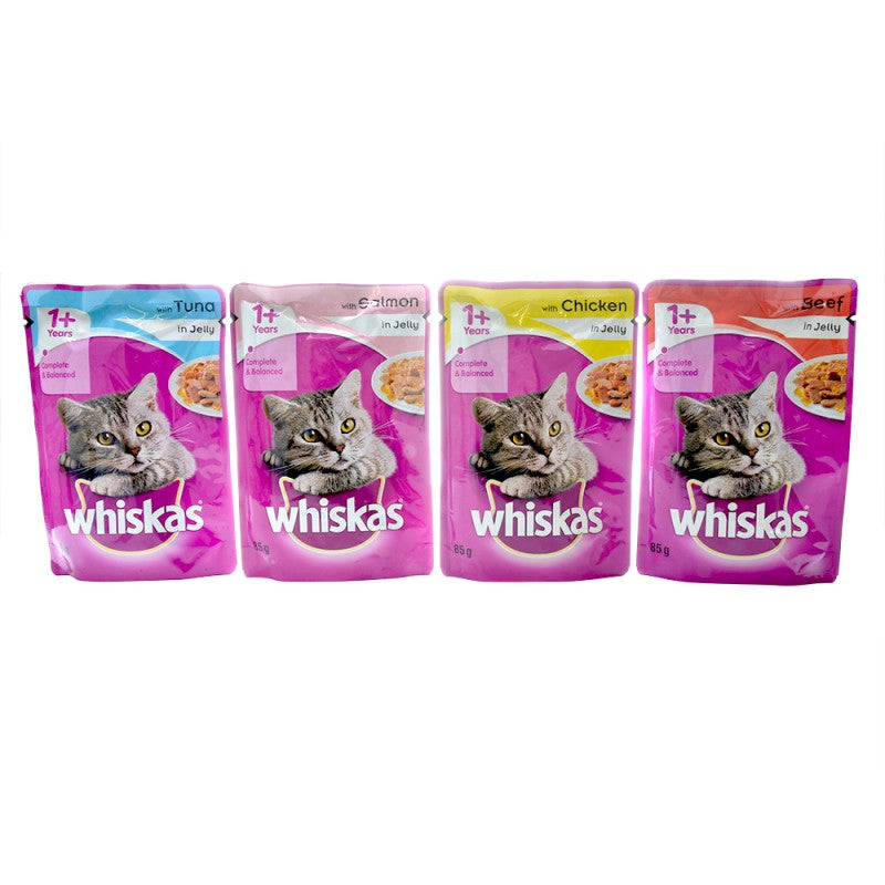 Whiskas Jelly 85g Pouch Adult