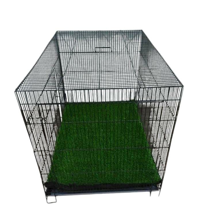 Cat Cage 3x2x2 With Grass Carpet