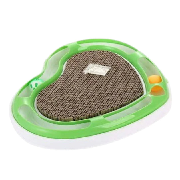 Cat Toy Scratcher Heart Shape With Catnip