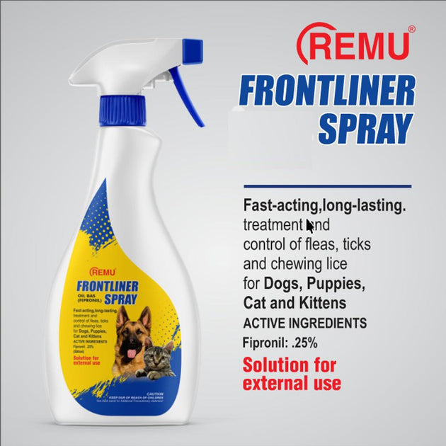 Remu Frontliner Spray Flea & Tick Spray