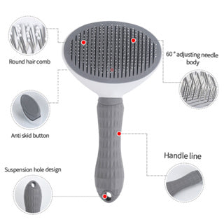 Grooming Button Brush Oval