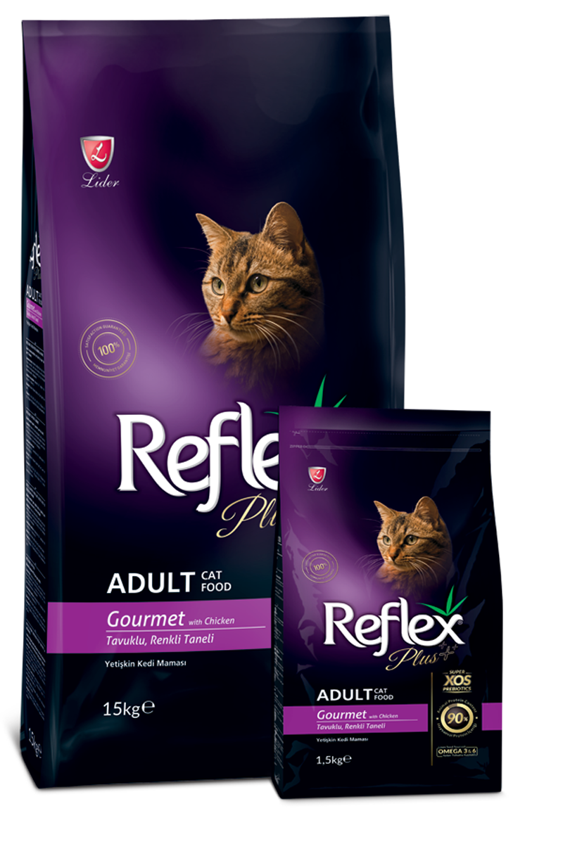 Reflex Plus Gourmet Adult Cat Food with Chicken