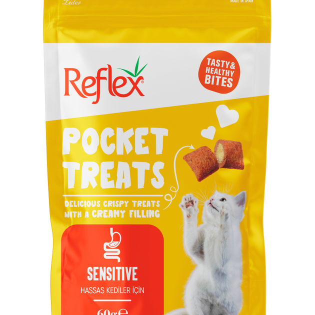 Pocket Treats /  Reflex Cat Treats for Sensitive Cats