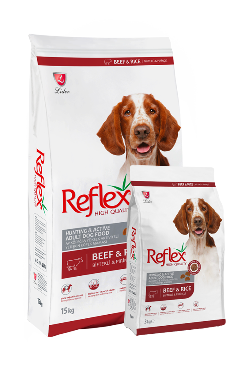 Reflex High Energy Adult Dog Food with Beef & Rice