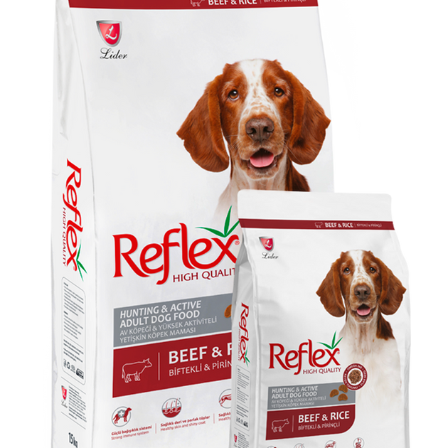 Reflex High Energy Adult Dog Food with Beef & Rice