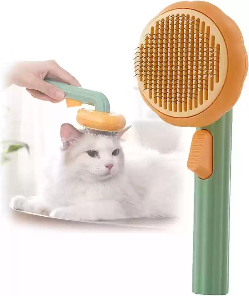 Pet Button Round Grooming Brush