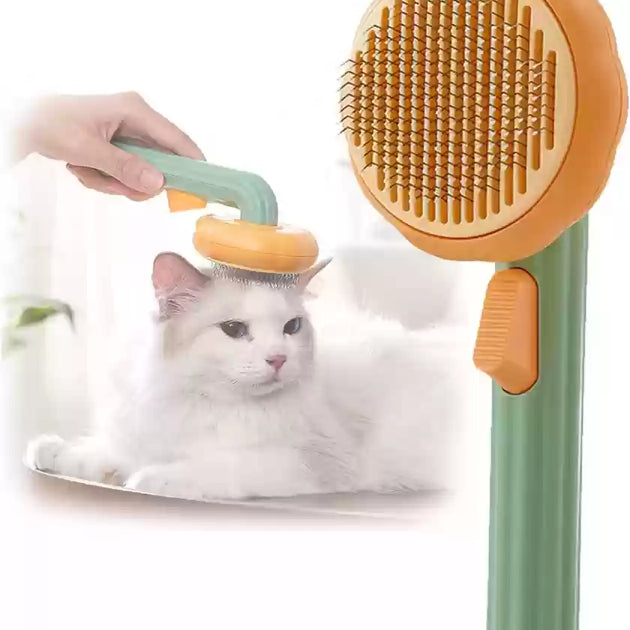 Pet Button Round Grooming Brush