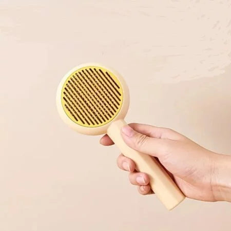 Pet Button Round Grooming Brush